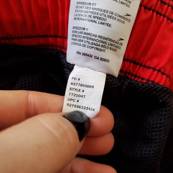 Speedo | Striped Swim Trunks Board Shorts - Picture 8 of 11